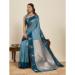 Picture of Exquisite Silk Cadet Blue Saree