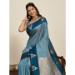 Picture of Exquisite Silk Cadet Blue Saree