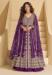 Picture of Elegant Chiffon Purple Anarkali Salwar Kameez