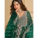 Picture of Bewitching Chiffon Dark Green Anarkali Salwar Kameez