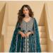 Picture of Bewitching Chiffon Midnight Blue Anarkali Salwar Kameez