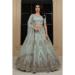 Picture of Excellent Net Powder Blue Lehenga Choli