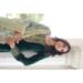 Picture of Silk Dark Olive Green Readymade Salwar Kameez