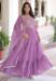 Picture of Sightly Georgette Plum Readymade Gown