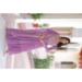 Picture of Sightly Georgette Plum Readymade Gown