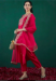 Picture of Silk & Organza Light Coral Readymade Salwar Kameez