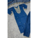 Picture of Silk & Organza Dark Slate Grey Readymade Salwar Kameez