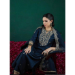 Picture of Silk & Organza Dark Slate Grey Readymade Salwar Kameez