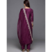 Picture of Silk & Organza Brown Readymade Salwar Kameez