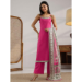 Picture of Delightful Silk Pale Violet Red Readymade Salwar Kameez