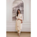 Picture of Superb Silk Beige Readymade Salwar Kameez