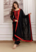 Picture of Statuesque Silk Black Readymade Salwar Kameez