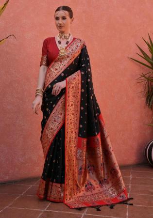Picture of Splendid Silk Black Saree