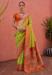 Picture of Shapely Silk Yellow Green Saree