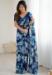 Picture of Fascinating Georgette Midnight Blue Saree
