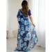 Picture of Fascinating Georgette Midnight Blue Saree