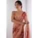 Picture of Bewitching Georgette Pale Violet Red Saree