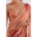 Picture of Bewitching Georgette Pale Violet Red Saree
