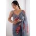 Picture of Enticing Georgette Slate Grey Saree