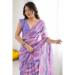 Picture of Statuesque Georgette Purple Saree