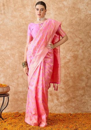 Picture of Amazing Silk Light Coral Saree