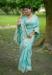 Picture of Bewitching Silk Cadet Blue Saree