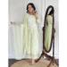 Picture of Alluring Rayon Beige Readymade Salwar Kameez