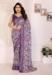 Picture of Sightly Satin Purple Saree