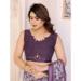 Picture of Sightly Satin Purple Saree