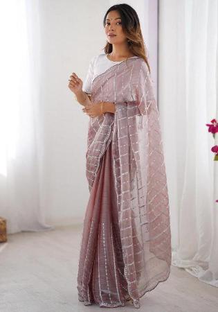 Picture of Exquisite Silk Dim Gray Saree