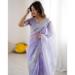Picture of Delightful Silk Light Slate Grey Saree