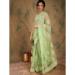 Picture of Admirable Net Dark Khaki Saree