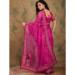 Picture of Gorgeous Net Medium Violet Red Saree
