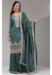 Picture of Chiffon Dark Slate Grey Straight Cut Salwar Kameez
