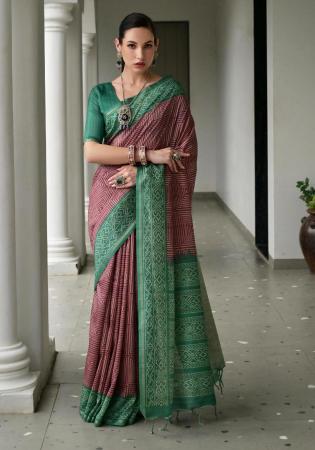 Picture of Radiant Silk Cadet Blue Saree