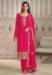 Picture of Chiffon & Silk Light Coral Straight Cut Salwar Kameez