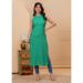 Picture of Exquisite Rayon Medium Sea Green Kurtis & Tunic