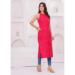 Picture of Exquisite Rayon Deep Pink Kurtis & Tunic