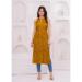 Picture of Beauteous Rayon Dark Golden Rod Kurtis & Tunic