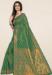 Picture of Fascinating Net & Silk & Organza Dark Olive Green Saree