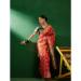 Picture of Bewitching Net & Silk & Organza Fire Brick Saree