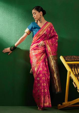 Picture of Bewitching Net & Silk & Organza Light Coral Saree