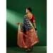 Picture of Graceful Net & Silk & Organza Steel Blue Saree