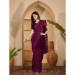 Picture of Taking Net & Silk & Organza Purple Saree