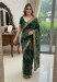 Picture of Pleasing Georgette Green Saree
