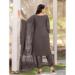 Picture of Georgette Dim Gray Straight Cut Salwar Kameez
