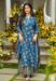 Picture of Shapely Chiffon Cadet Blue Readymade Salwar Kameez