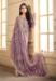 Picture of Radiant Organza Plum Straight Cut Salwar Kameez