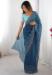 Picture of Radiant Silk Midnight Blue Saree