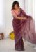 Picture of Well Formed Silk Brown Saree